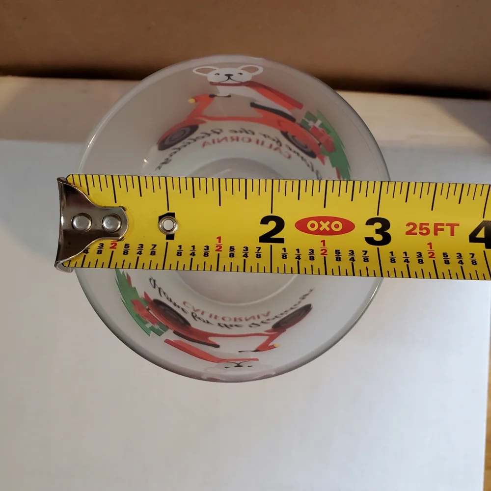 Set of 2 Christmas drinking‎ glasses